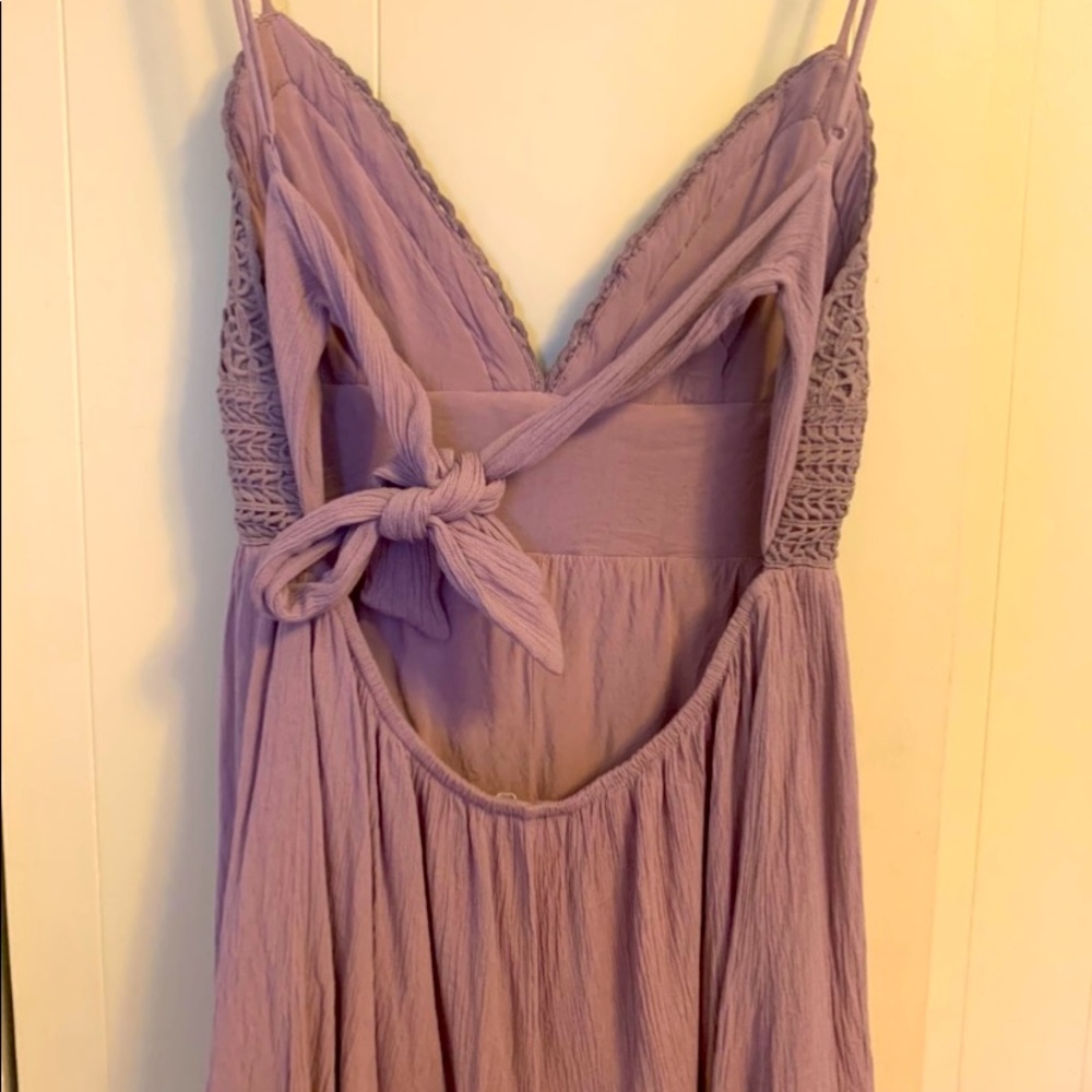 Women’s pink lace romper